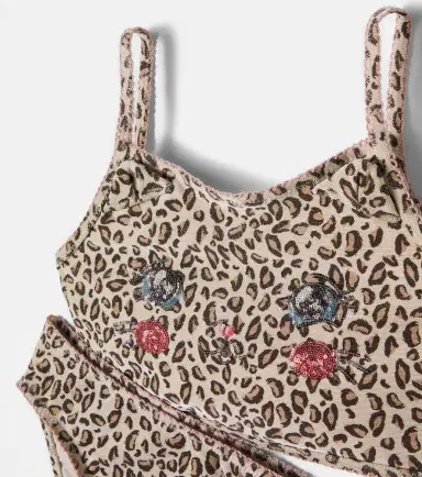 Konges Slojd Konges Sløjd Kitty leopard-print sequined bikini | Thumbnail 3
