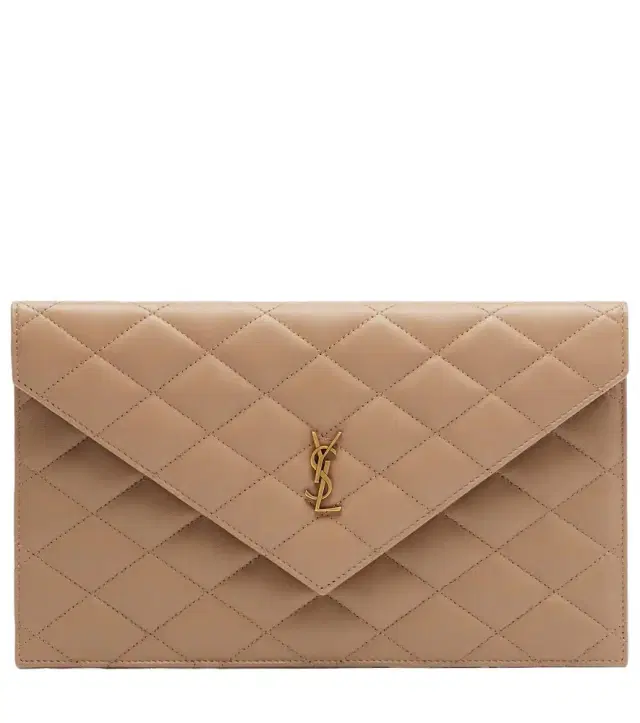 Saint Laurent Paris Cassandre leather pouch