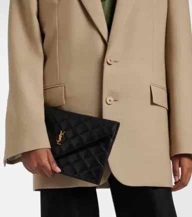 Saint Laurent Cassandre quilted leather pouch | Thumbnail 5