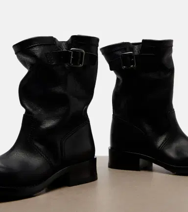 Prada Leather mid-calf boots | Thumbnail 3