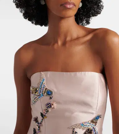 Costarellos Mavia embellished corset gown | Thumbnail 3