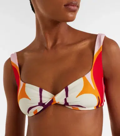 Cala de la Cruz Leon floral bikini top | Thumbnail 2