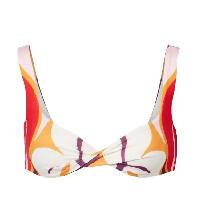 Leon floral bikini top
