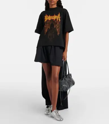 Balenciaga Le City East-West leather shoulder bag | Thumbnail 5