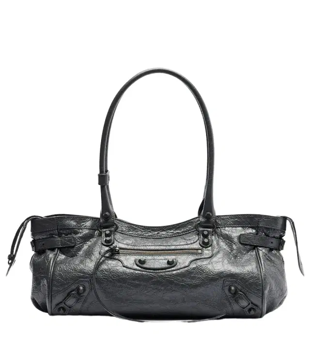 Balenciaga Le City East-West leather shoulder bag