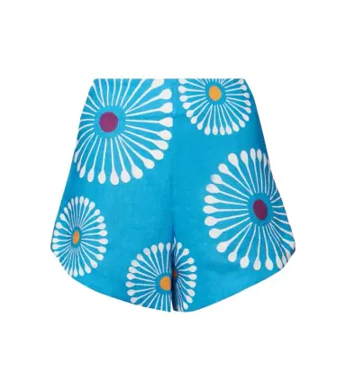 Cala de la Cruz Bahamas floral linen shorts | Thumbnail 1 Cala de la Cruz Bahamas floral linen shorts | Thumbnail 1
