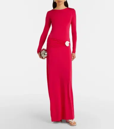 Cala de la Cruz Eres gathered jersey maxi dress | Thumbnail 4
