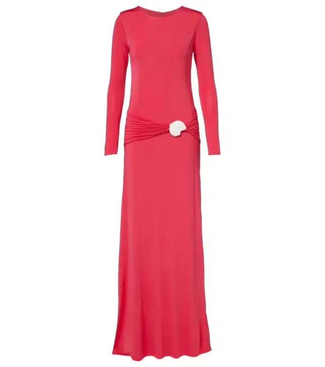 Eres gathered jersey maxi dress