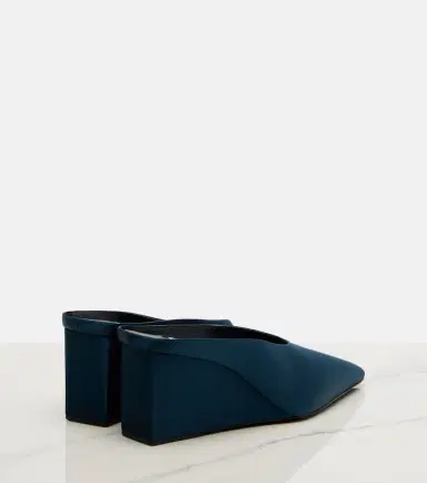 Alaïa Alaïa Cube satin wedge mules | Thumbnail 4