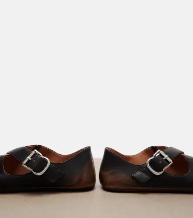 Alaïa Alaïa Leather ballet flats | Thumbnail 2