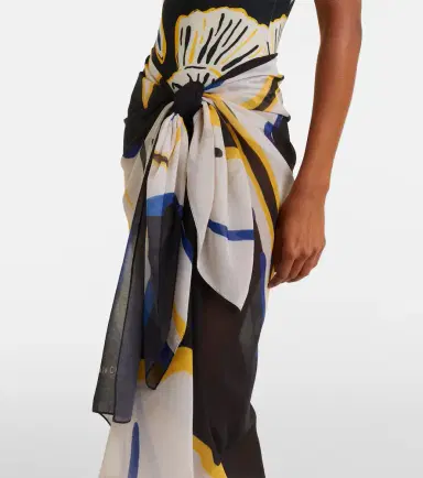 Cala de la Cruz Luana printed beach cover-up | Thumbnail 2