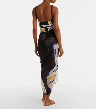Cala de la Cruz Luana printed beach cover-up | Thumbnail 5