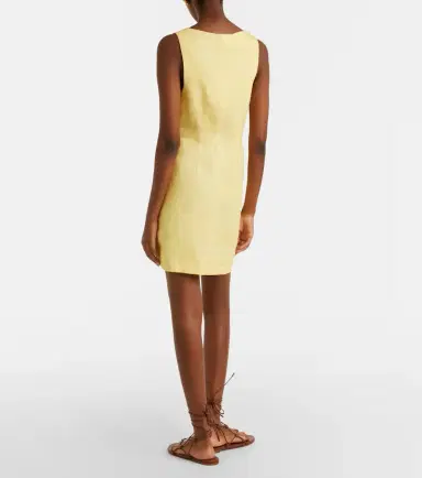 Cala de la Cruz Rhoda printed linen minidress | Thumbnail 3