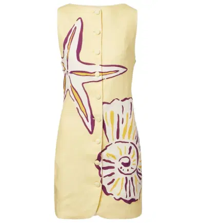 Cala de la Cruz Rhoda printed linen minidress | Thumbnail 1