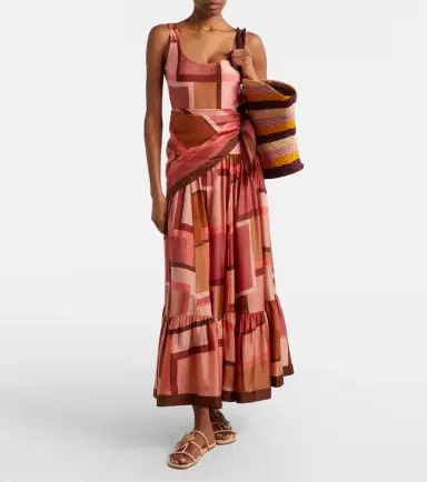 Zimmermann Goldentime Large raffia tote bag | Thumbnail 3 Zimmermann Goldentime Large raffia tote bag | Thumbnail 3