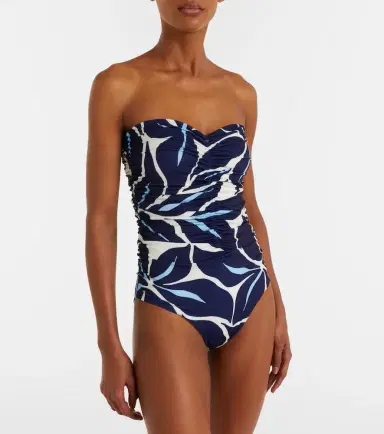 Cala de la Cruz Printed strapless swimsuit | Thumbnail 5