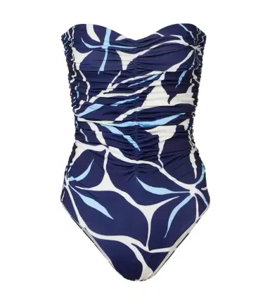 Cala de la Cruz Printed strapless swimsuit | Thumbnail 1