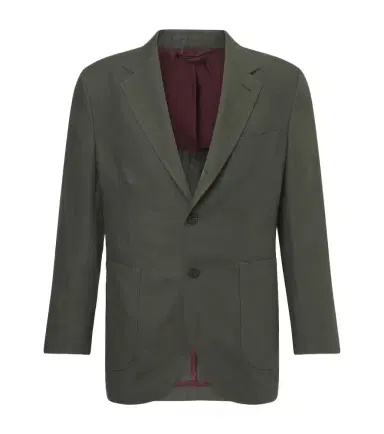 Rubinacci Single-breasted linen blazer | Thumbnail 1 Rubinacci Single-breasted linen blazer | Thumbnail 1