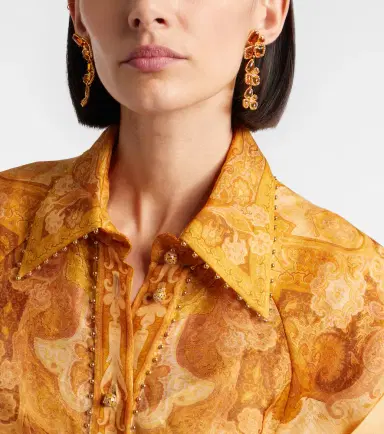 Zimmermann Bloom Large embellished drop earrings | Thumbnail 3