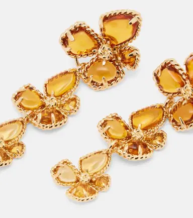 Zimmermann Bloom Large embellished drop earrings | Thumbnail 5