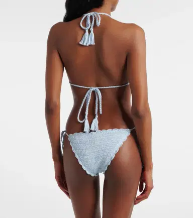 Anna Kosturova Crochet cotton bikini bottoms | Thumbnail 3