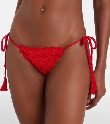 Anna Kosturova Crochet cotton bikini bottoms | Thumbnail 4