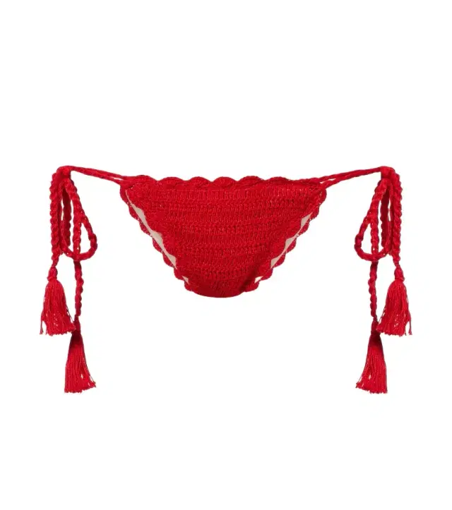 Crochet cotton bikini bottoms