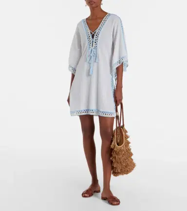 Anna Kosturova Crochet cotton kaftan | Thumbnail 3