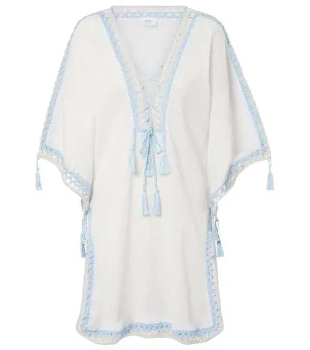 Anna Kosturova Crochet cotton kaftan