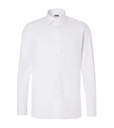 Zegna Cotton-blend poplin shirt | Thumbnail 1 Zegna Cotton-blend poplin shirt | Thumbnail 1