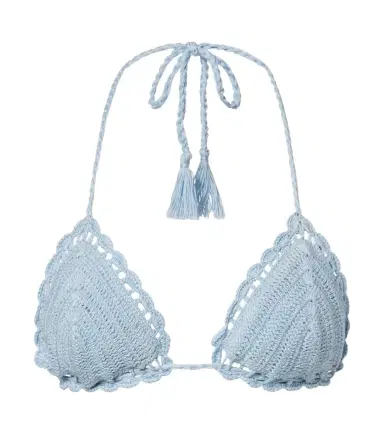 Anna Kosturova Crochet cotton bikini top | Thumbnail 1