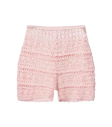 Anna Kosturova Deauville crochet cotton shorts | Thumbnail 1