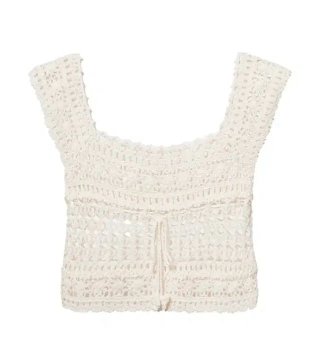 Deauville crochet cotton crop top