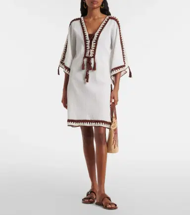 Anna Kosturova Crochet cotton kaftan | Thumbnail 4