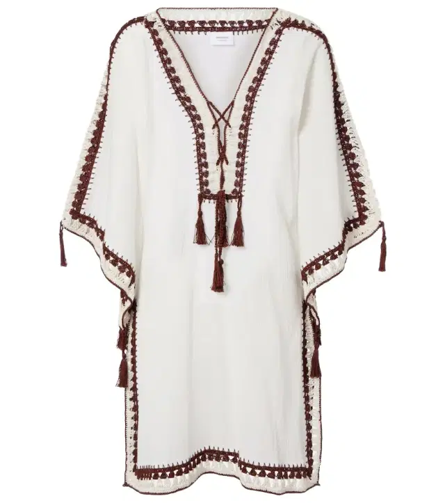 Anna Kosturova Crochet cotton kaftan
