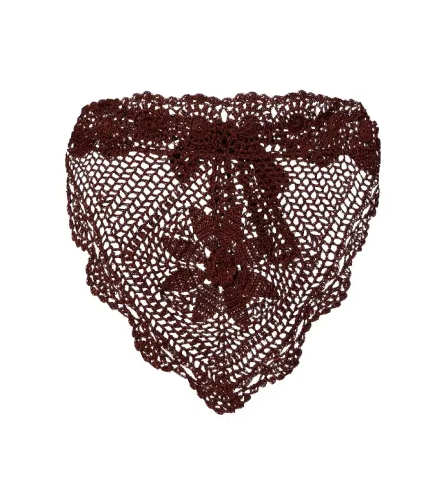 Crochet cotton crop top