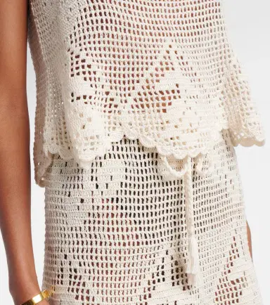 Anna Kosturova Rose crochet cotton top | Thumbnail 2 Anna Kosturova Rose crochet cotton top | Thumbnail 2