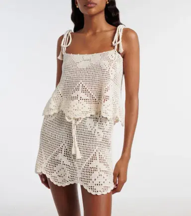 Anna Kosturova Rose crochet cotton top | Thumbnail 5 Anna Kosturova Rose crochet cotton top | Thumbnail 5