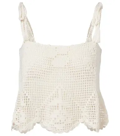 Anna Kosturova Rose crochet cotton top | Thumbnail 1 Anna Kosturova Rose crochet cotton top | Thumbnail 1