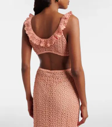 Anna Kosturova Crochet bra top | Thumbnail 2