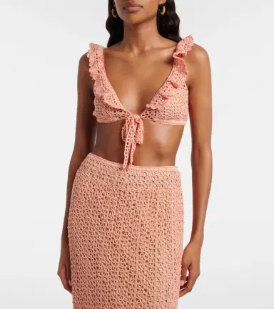Anna Kosturova Crochet bra top | Thumbnail 4