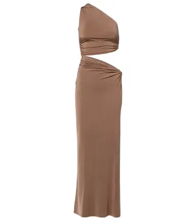 JADE SWIM Yana cutout one-shoulder maxi dress | Thumbnail 1