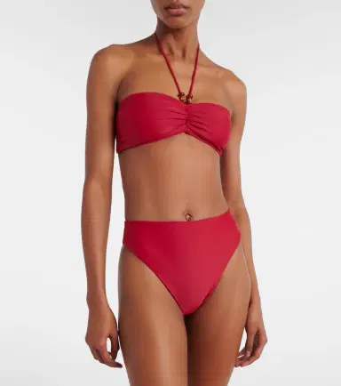 Jade Swim Zoe ruched bikini top | Thumbnail 2