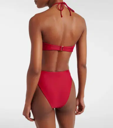 Jade Swim Zoe ruched bikini top | Thumbnail 3