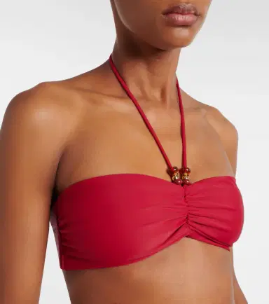 Jade Swim Zoe ruched bikini top | Thumbnail 4