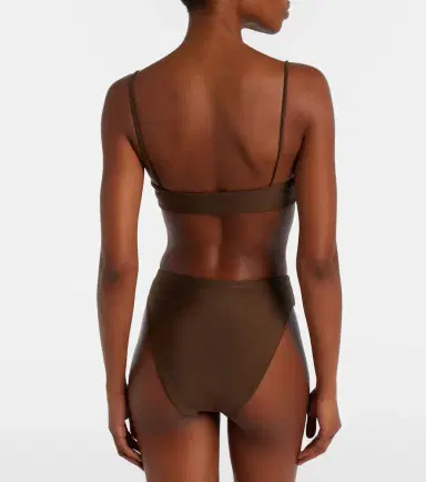 Jade Swim Muse beaded bikini top | Thumbnail 2