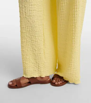 Jade Swim Mika seersucker wide-leg pants | Thumbnail 4