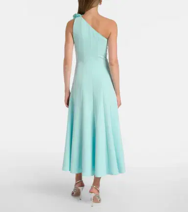 Roland Mouret Floral-appliqué one-shoulder cocktail dress | Thumbnail 5