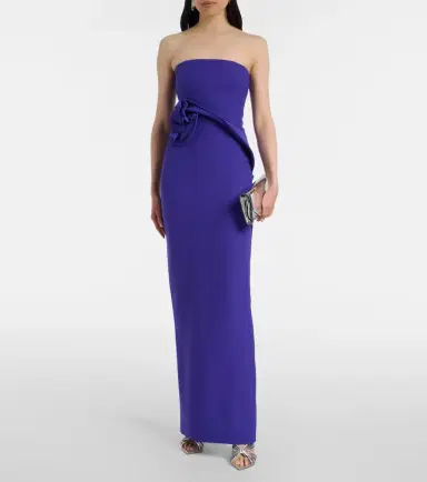Roland Mouret Floral-appliqué gown | Thumbnail 4 Roland Mouret Floral-appliqué gown | Thumbnail 4