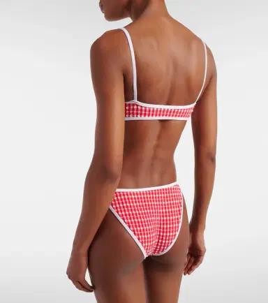 Jade Swim Bare Minimum gingham bikini bottoms | Thumbnail 2
